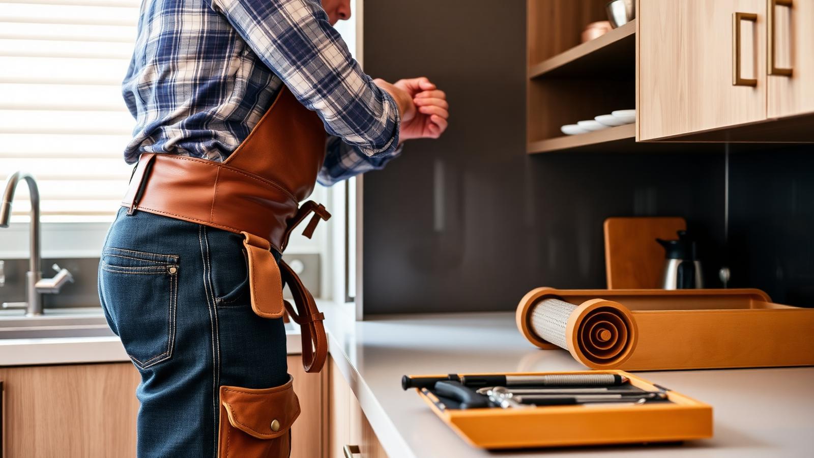 Handyman tools laid out before a maintenance visit in a Dubai home